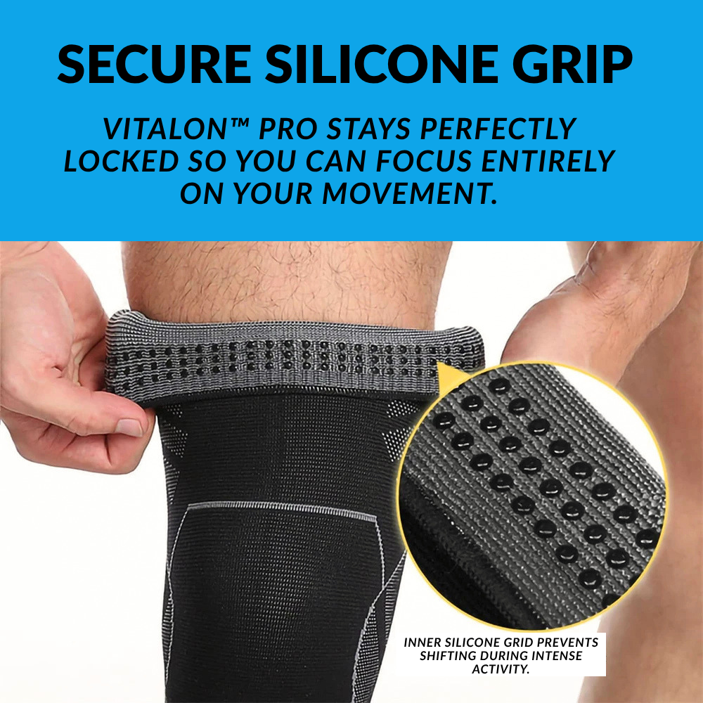 Vitalon™ Pro Knee Compression Sleeve – 3D Support for Running & Sports