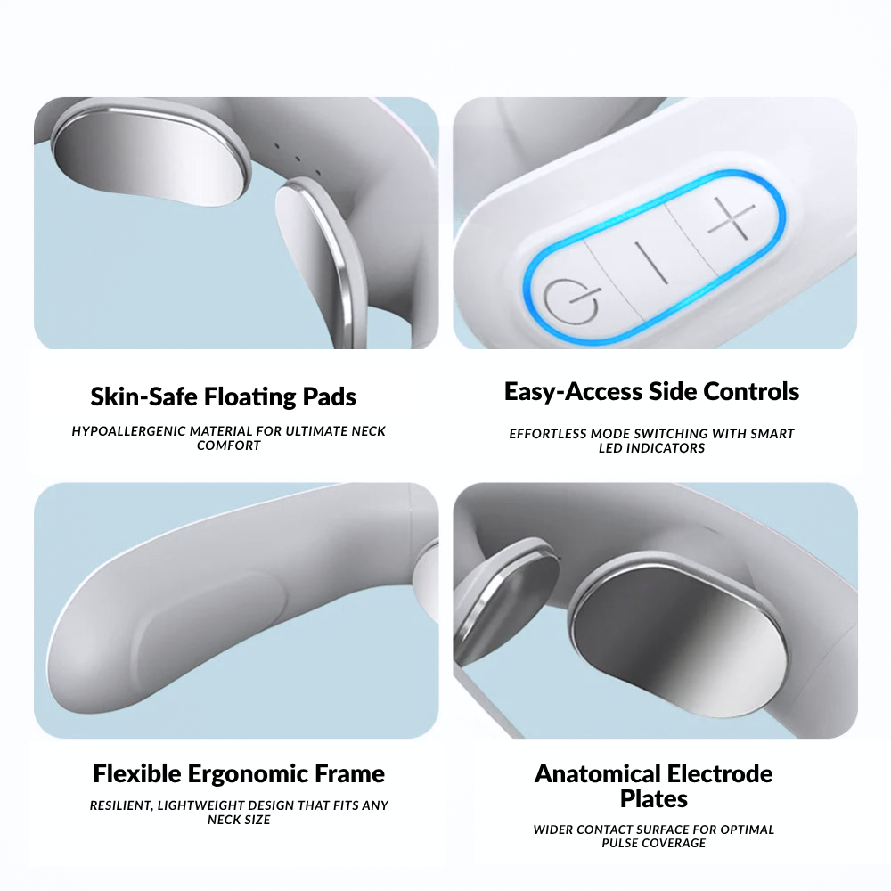 Vitalon™ Pro Smart Neck Massager – Electric Pulse Cervical Comfort & Stress Relief