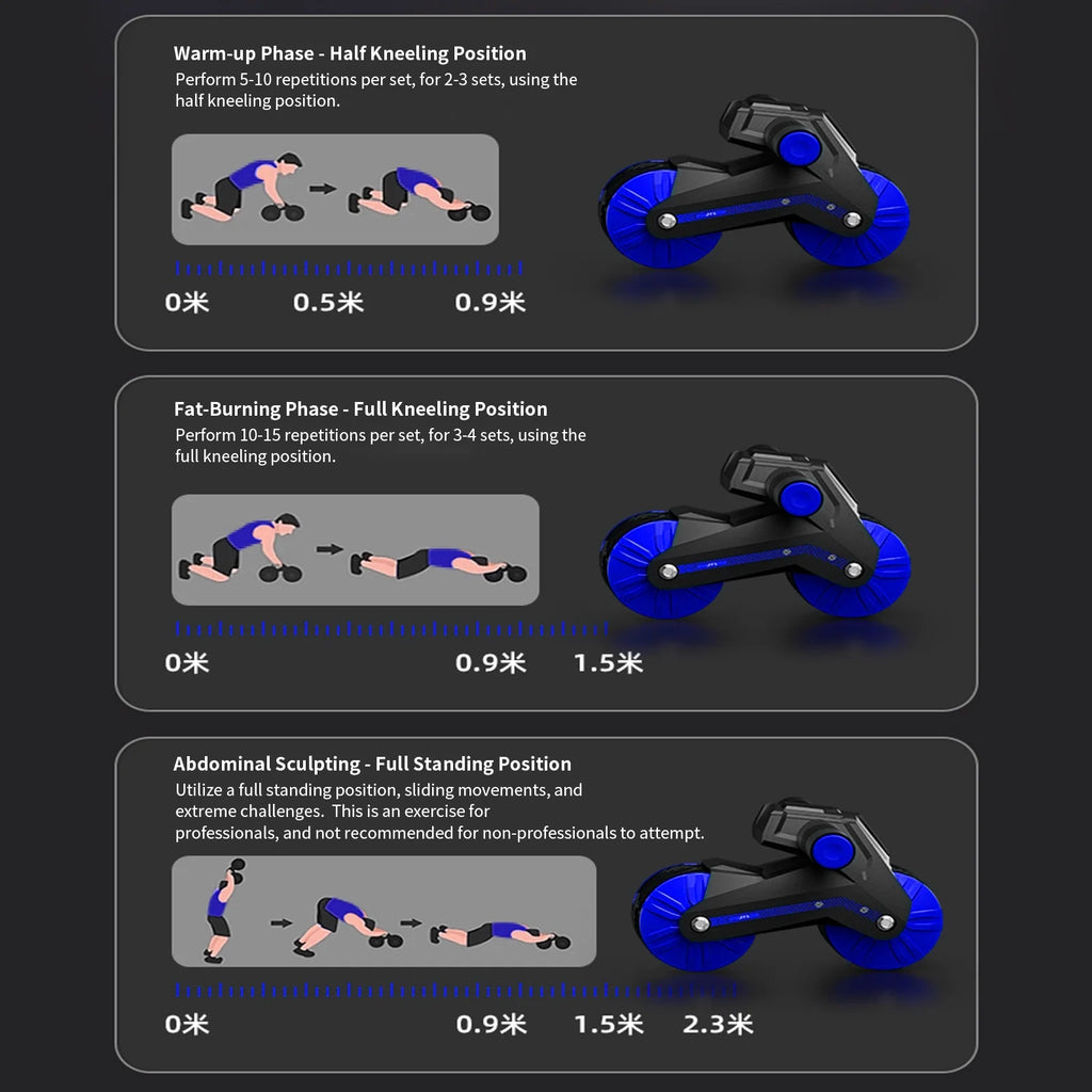 Vitalon™ Pro Automatic Rebound Ab Roller